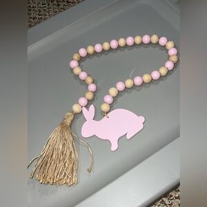 Pink Bunny Beaded Garland
